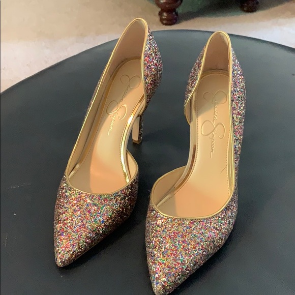 Jessica Simpson multi colored shoes - Picture 1 of 4